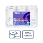 50000524 Focus Extra İçten Çekmeli Point 70 Metre Kağıt Havlu  (1 Rulo 70 Metre-Koli İçi 6 Rulo)