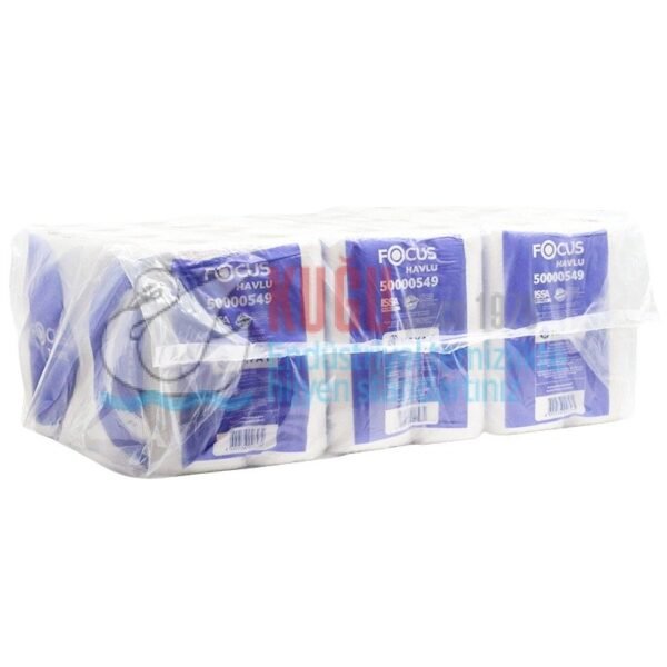 50000549 Focus Extra Ev Tipi Çift Katlı Klasik Rulo Kağıt Havlu (1 Paket 8 Rulo- Koli İçi 3 Paket 24 Rulo) - Görsel 3