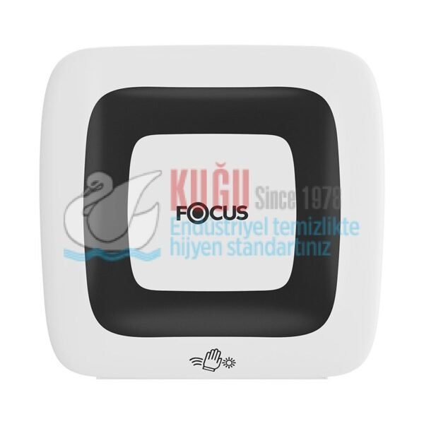 50004192 FOCUS PROFESYONEL BEYAZ RENK 21 CM FOTOSELLİ Adaptörlü HAREKETLİ HAVLU DİSPENSERİ ( PİLLİ ve Elektrikli ) - Görsel 1