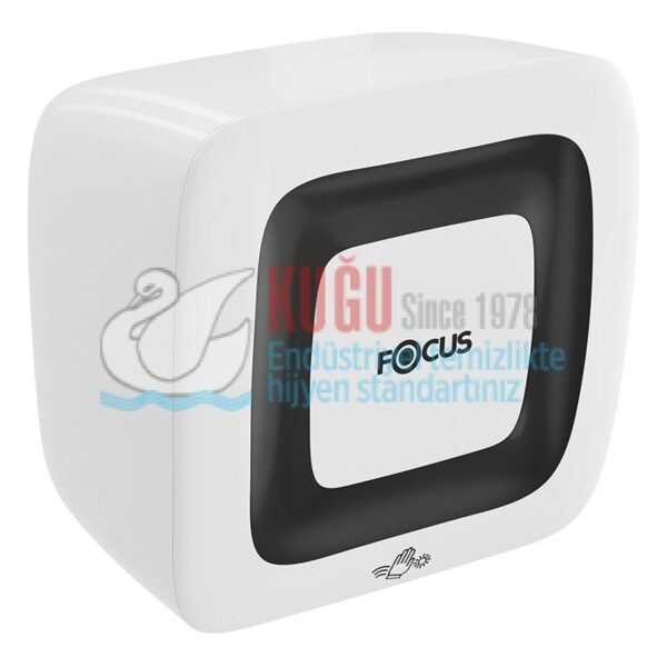 50004192 FOCUS PROFESYONEL BEYAZ RENK 21 CM FOTOSELLİ Adaptörlü HAREKETLİ HAVLU DİSPENSERİ ( PİLLİ ve Elektrikli ) - Görsel 2