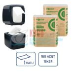 50001421 Focus Optimum Tek Katlı Dispenser Peçete Kağıt (1 Paket 150 Adet-Koli İçi 18 Paket) 2,3 Kg