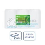50002462 Focus Optimum Jumbo 21 Cm Hareketli Makine Kağıt Havlu - Çift Katlı - 60 metre - 6`lı Rulo