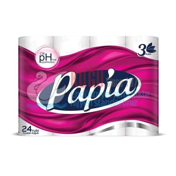50004297 Focus Papia 3 Katlı Tuvalet Kağıdı 16,8 Metre 24 Lü 3 Paket 72 Rulo 6,59 Kg - Görsel 2
