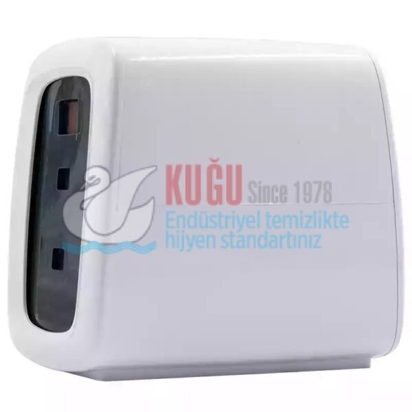 8077852 Focus Beyaz Renk Masa Üstü Yandan Çekmeli Dispenser Peçetelik Aparatı - Görsel 1