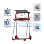KT-652008 Tork W1 Sistem Kırmızı Dıştan Çekmeli Ayaklı Taşınabilinir Seyyar Havlu Dispenseri - Görsel 7