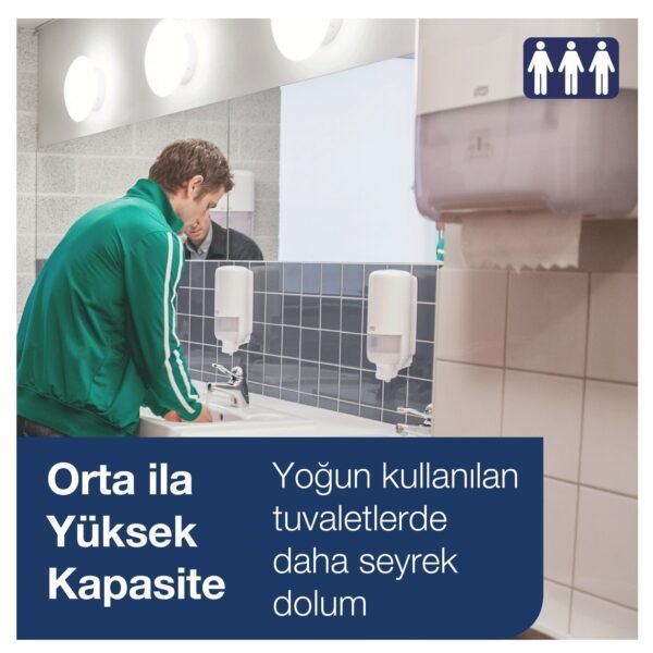 KT-551000 Tork Matic® H1 Sistem Beyaz Manuel Autocut Havlu Kâğıt Rulosu Hareketli Havlu Dispenseri - Görsel 17