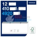 KT-100585 Tork PeakServe® Sürekli El Havlusu H5 Beyaz - (1 Paket 410 Adet-Koli İçi 12 Paket) - Görsel 3