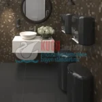 KT-563008 Tork Siyah B1 Sistem 50L Duvar Tipi Çöp Kovası - Görsel 6