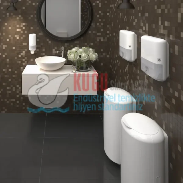 KT-556000 Beyaz Tork T3 Sistem C Katlamalı Tuvalet Kâğıdı Dispenseri - Görsel 7