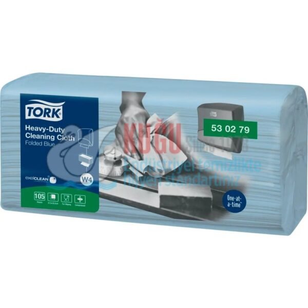 KT-530279 Tork W4 Sistem Z Katlı Temizlik Bezi Ağır Kirler (1 Paket 105 Adet-Koli İçi 4 Paket) - Görsel 1