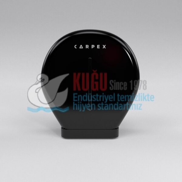 KGC-913042-BB Carpex Prestige Siyah Renk Maxi Jumbo WC Kağıt Dispenseri Aparatı - Görsel 1
