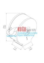 2648 430 Kalite Paslanmaz Çelik Mini Jumbo WC Tuvalet Kağıdı Dispanseri Aparatı - Görsel 7