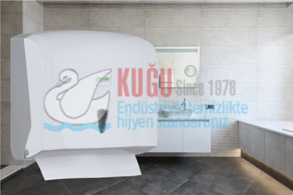 C-V Kağıt Havlu Dispenseri Kapasite 300 Havlu (White) K40 - Görsel 1