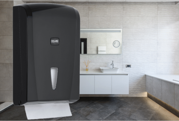 C-V Kağıt Havlu Dispenseri Kapasite 600 Havlu (Beyaz) K41 - Görsel 3