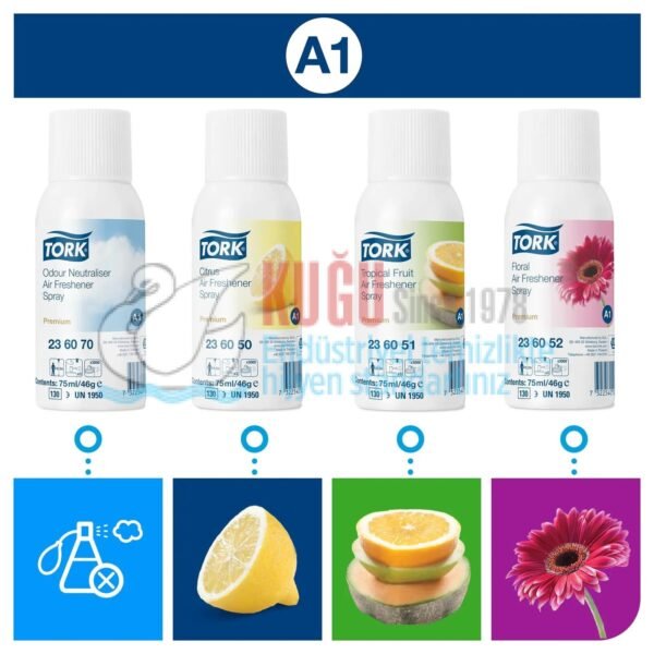 KT-236050 75 ML Tork Citrus Ortam Kokusu Spreyi - Görsel 6