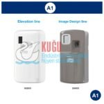 KT-256055 Gri Renk Tork Ortam Kokusu Spreyi Dispenseri - Görsel 8