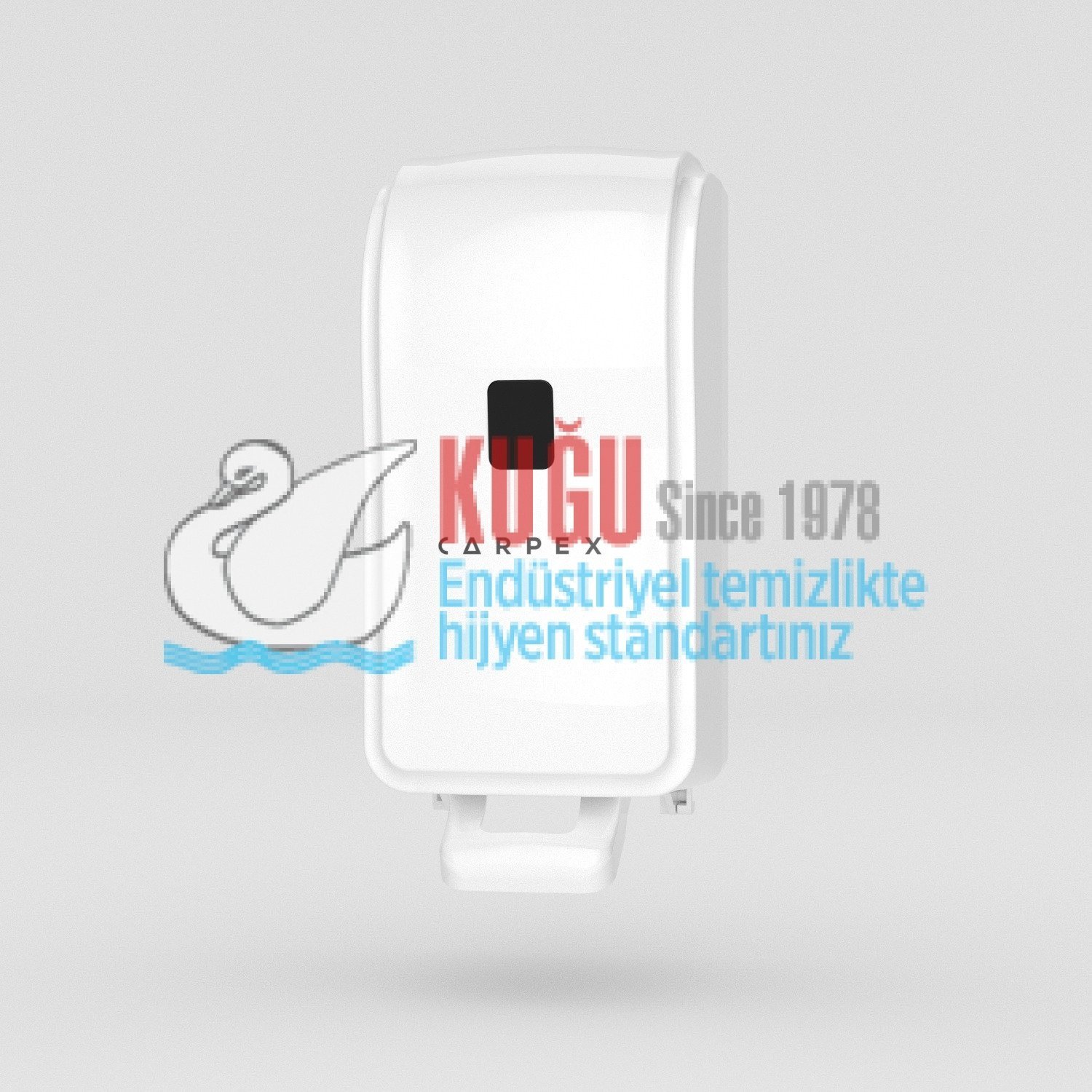 manuel-soap-dispenser_84d82-1.jpg 529306030001-W Carpex Beyaz Renk Optima 1000 ML Manuel Doldurabilinir Hazneli Köpük Sabun Dispenseri - Görsel 1