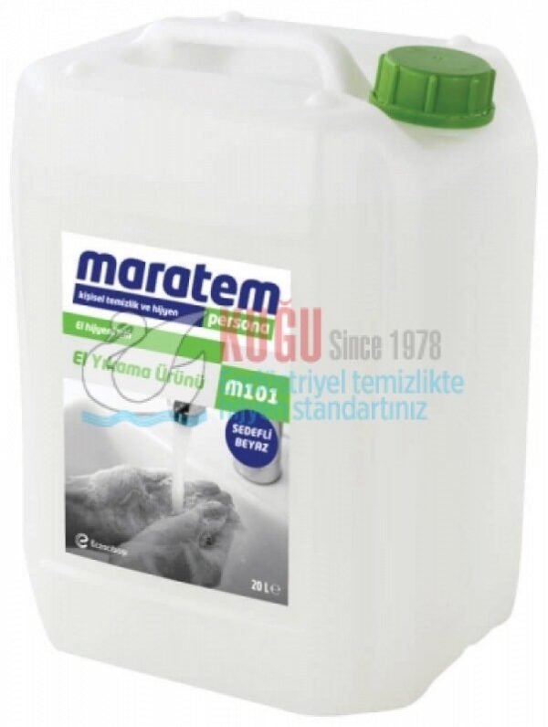 9225002 Maratem M101 Sıvı El Yıkama Ürünü Sedefli Beyaz 20 L - Görsel 2