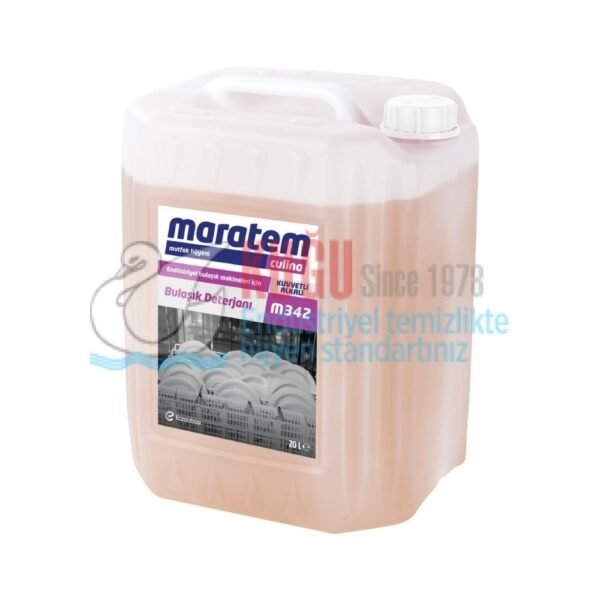 7500138 Maratem M342 Endüstriyel Bulaşık Deterjanı 20 Lt - Görsel 1