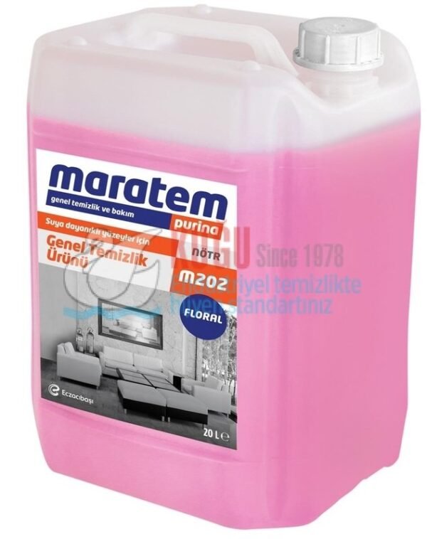 9225159 Maratem M202 Genel Temizlik Maddesi Floral 20 lt - Görsel 1