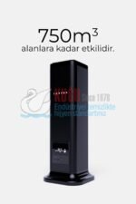529201080001 Carpex Siyah Renk Maxx Tower 750-X Geniş Alan Etkili Koku Makinesi - Görsel 2