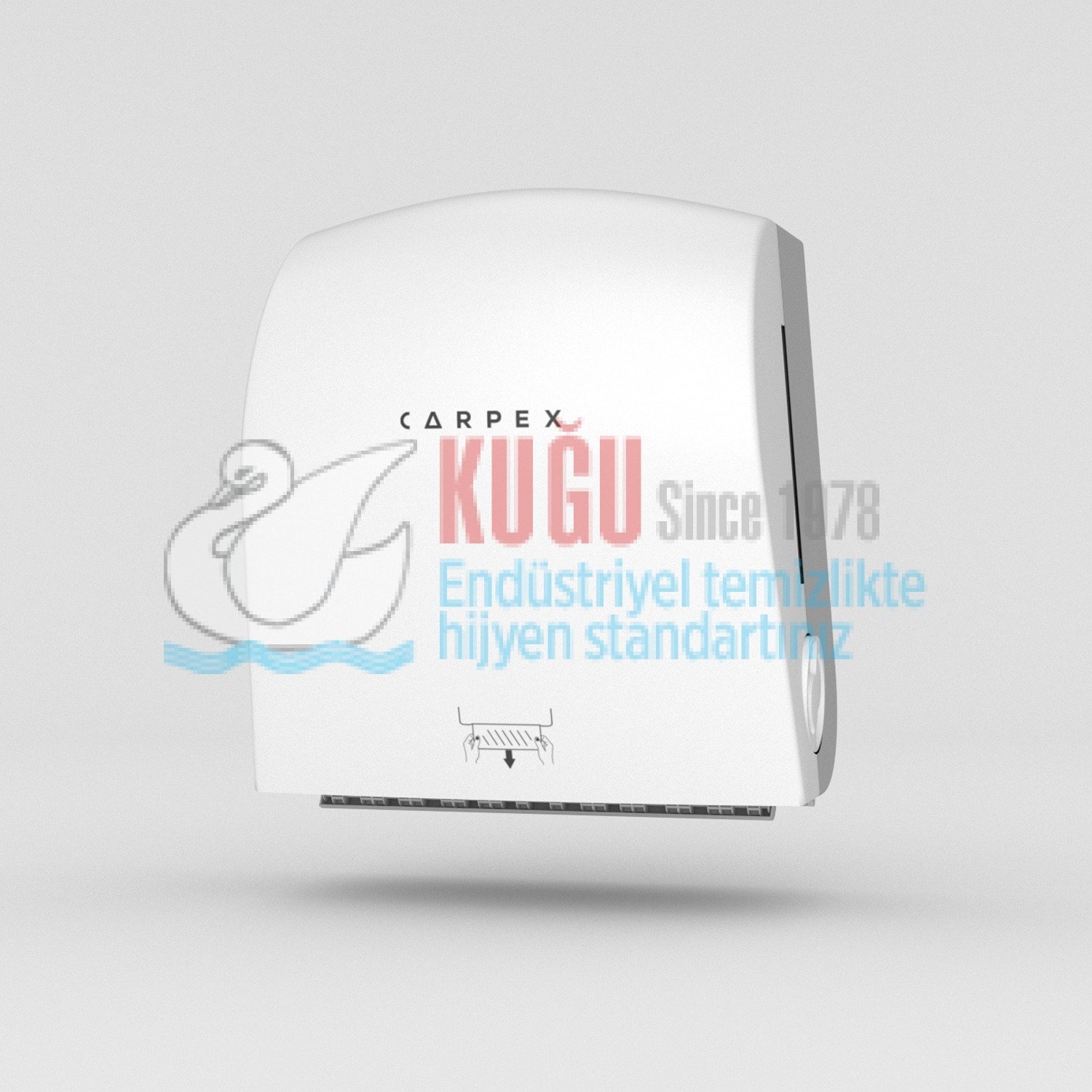 nature-autocut-towel-dispenser_051b2.jpg KGC-912010-W Carpex Beyaz Renk Nature Manuel AUTOCUT Çek-Al Hareketli Makine Kağıt Havlu Makinesi (2 YIL GARANTİLİ) - Görsel 1