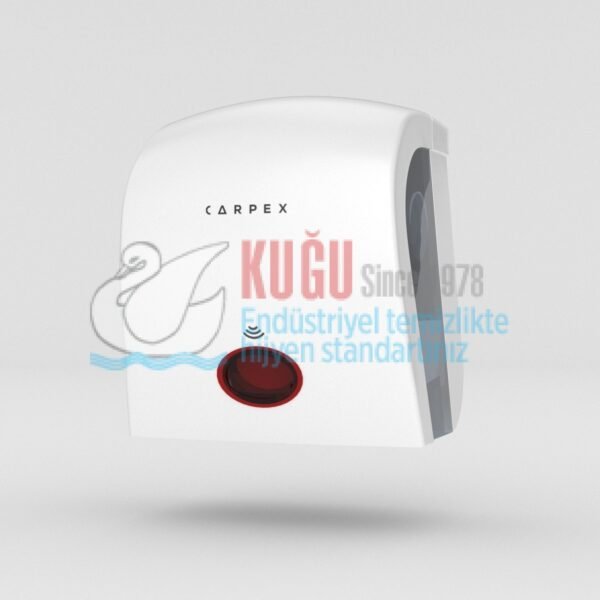KGC-912070-W Carpex Nature Beyaz Renk Butonlu Elektrikli ve Pilli Sensörlü Kağıt Havlu Makinesi - Görsel 2