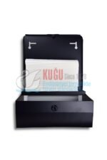 2641 Siyah Renk Çelik 300’lü Z Katlama El Havlusu Aparatı - Görsel 4