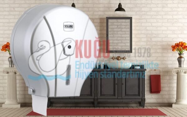 Maxi Jumbo Tuvalet Kağıdı Dispenseri (Metalik) MJ2M - Görsel 1