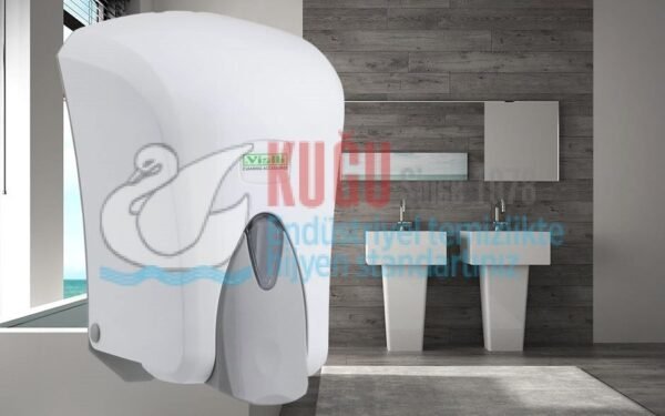 Sıvı Sabun Dispenseri 1000 ml (Beyaz) S6 - Görsel 1