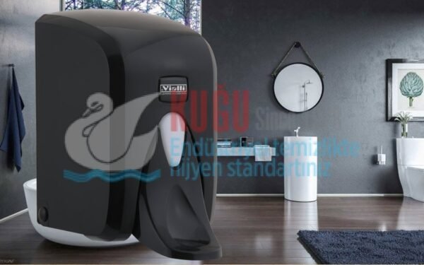 Medikal Kartuşlu Sabun Dispenseri 800 ml (Siyah) S5KMB - Görsel 1