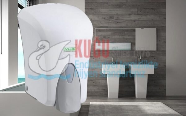 Kartuşlu Sabun Dispenseri 800 ml (Beyaz) S5K - Görsel 1