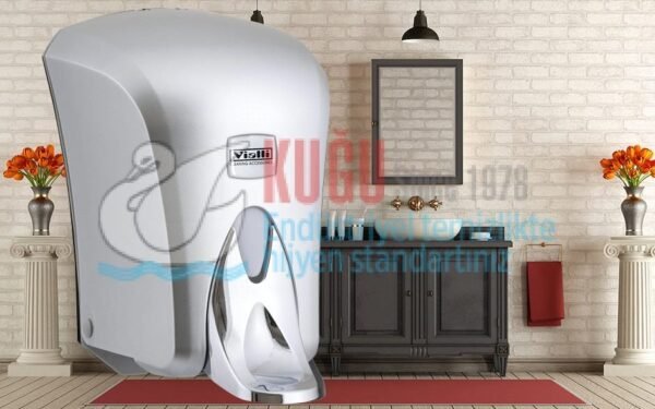 Medikal Kartuşlu Köpük Dispenseri 1000 ml (Krom) F6KMC - Görsel 1