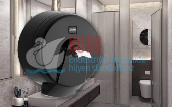 Nosepoint Tuvalet Kağıdı Dispenserleri (Siyah) K9B - Görsel 1