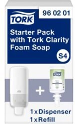 960201 Tork Clarity Köpük Sabunlu Tork Başlangıç Paketi (1 Adet Dispenser ve Refil) - Görsel 2