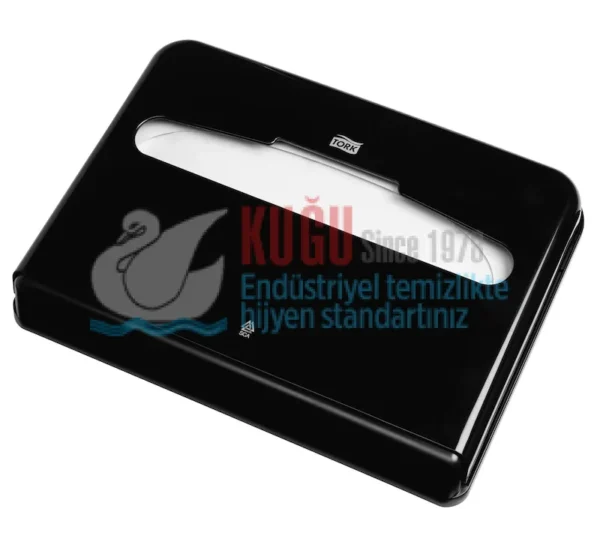 KT-344088 Siyah Tork V1 Sistem Klozet Kapak Örtüsü Dispenseri - Görsel 1