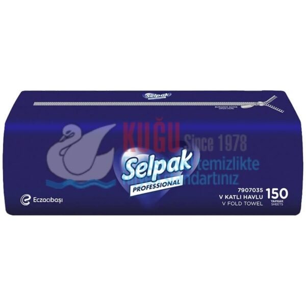 7907035 SELPAK PROFESSIONAL PREMIUM KAĞIT V KATLI HAVLU 150 Lİ (KOLİ=150 Lİ x 15 PK ) - Görsel 4