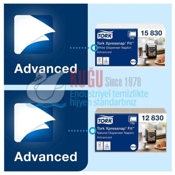 KT-272900 Tork Xpressnap Fit Siyah N14 Sistem Masaüstü Peçete Dispenseri - Görsel 7