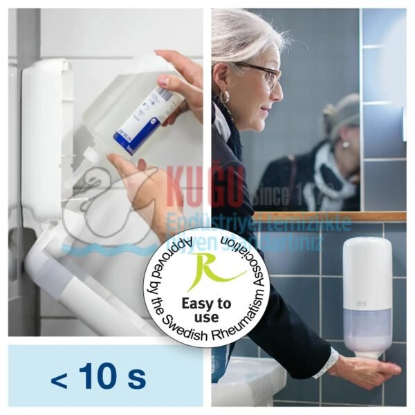 KT-520501 Tork 1000 ML S4 Sistem Mild Premium Köpük Sabun (1 Adet 1000 ML-Koli İçi 6 Adet) - Görsel 9