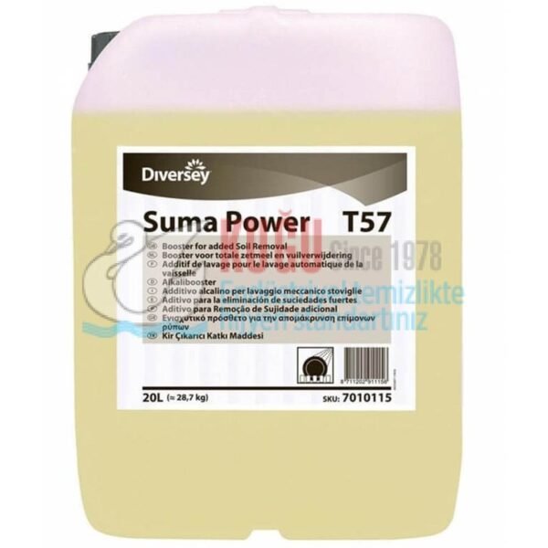 7010115 Suma Power T57 Bulaşık Makineleri İçin Nişasta Çözücü 20 LT - Görsel 1