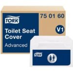 KT-750160 Tork V1 Sistem Klozet Kapak Örtüsü (1 Paket 250 Adet-Koli İçi 20 Paket) - Görsel 3