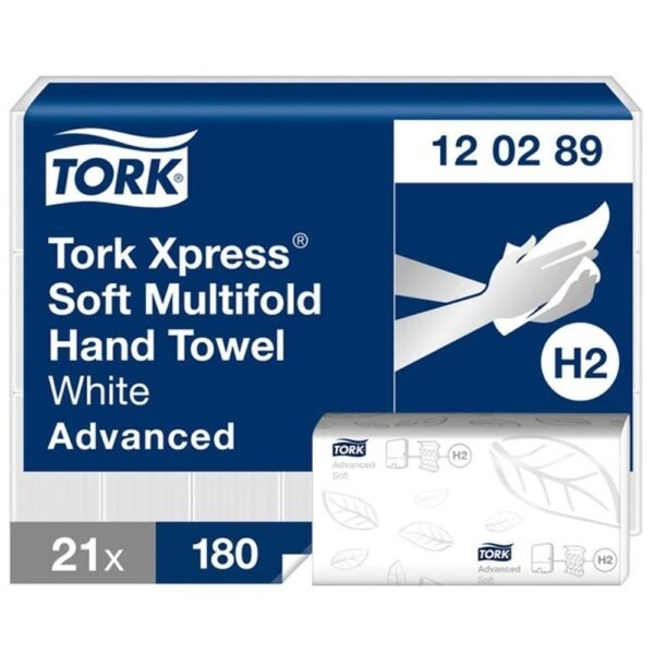 KT-120289 Tork Xpress® Yumuşak Z Katlamalı Havlu Kâğıt (1 Paket 180 Adet-Koli İçi 21 Paket) - Görsel 2