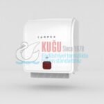 KGC-910603-W Carpex Optima Beyaz Renk Butonlu Elektrikli ve Pilli Sensörlü Kağıt Havlu Makinesi