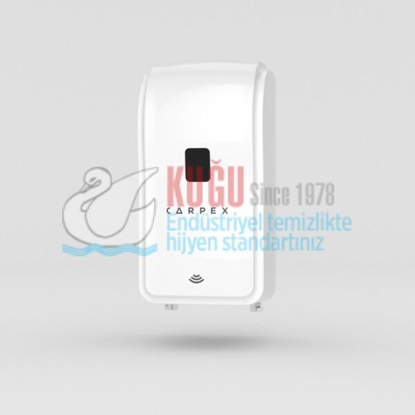KGC-930615-W Carpex Beyaz Renk Optima 1000 ML Kartuşlu Otomatik Sensörlü Pilli Köpük Sabun Dispenseri - Görsel 1