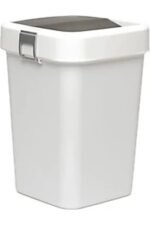 529100020001-W Carpex Optima Serisi Üstten Açılır Kapanır Kapakli 8 litre İç Hacimli Beyaz Renk Çöp Kovası - Görsel 2