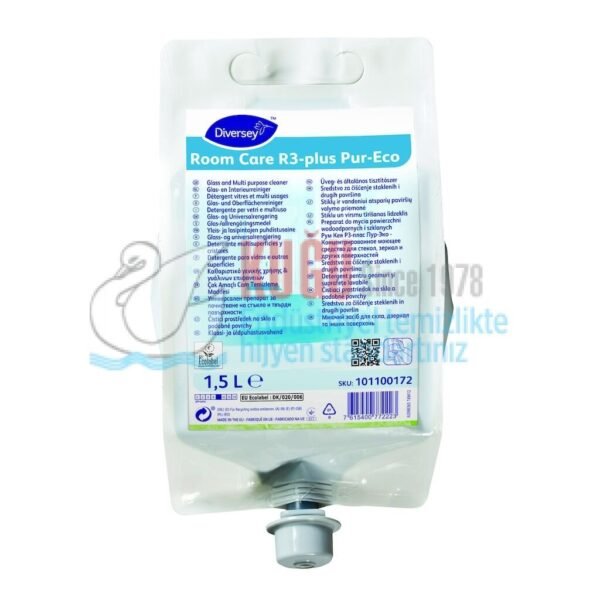 101100172 Room Care R3-plus Pur-Eco 2x1,5L - Konsantre üniversal iç mekan ve cam temizleyici