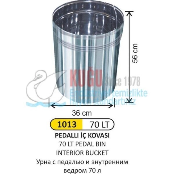 1013 70 LT Pedallı İÇ KOVASI