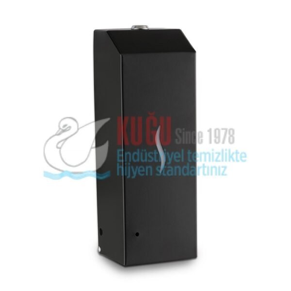 2698 1000 ML Siyah Renk Çelik Sensörlü Elektrikli Ve Pilli Köpük Sabun Dispanseri