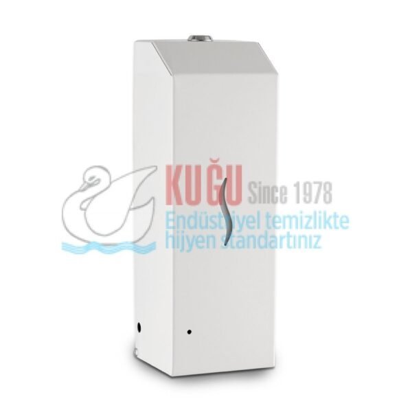 2696 1000 ML Beyaz Renk Çelik Sensörlü Elektrikli Ve Pilli Köpük Sabun Dispanseri