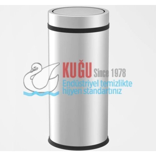 9950 430 S.S. Paslanmaz Çelik 5 Litre Döner Kapaklı Çöp Kovası